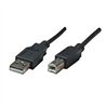 CABLE USB,MANHATTAN,374507, V2.0 A-B  0.5M, NEGRO