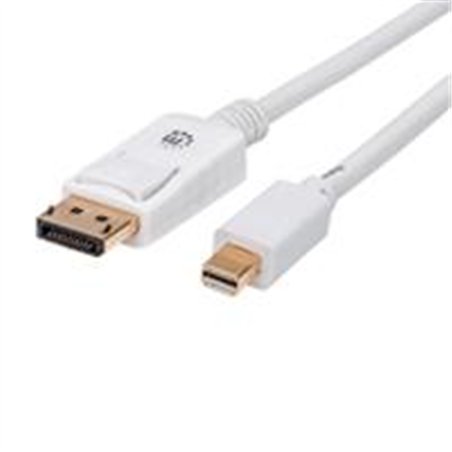 CABLE DISPLAYPORT,MANHATTAN,324748, - MINIDP M-M  2.0M BLANCO