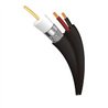 BOBINA DE CABLE WAM COAXIAL SIAMES RG-59 CU MALLA 95% 20 AWG + 2/18 AWG 305 MTS COLOR NEGRO