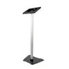 PEDESTAL CON SEGURO PARA IPAD - BASE DE PISO METALICA SEGURA CON ALTURA FIJA - CON SOPORTE PARA IPAD AIR, IPAD PRO DE 9.7 - STAR