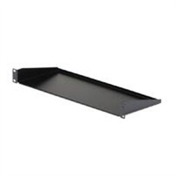 CHAROLA ESTANTE FIJO VOLADIZO UNIVERSAL 1U DE 19 PARA RACK ARMARIO - EN ACERO - 15KG - 7 DE PROFUNDIDAD - NEGRO - STARTECH.COM M