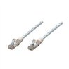 CABLE DE RED PATCH CAT6 INTELLINET RJ45 0.5 METROS 1.5 FT COLOR BLANCO
