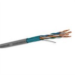 BOBINA DE CABLE CONDUMEX CAT5E FTP BLINDAJE CM 100% COBRE SOLIDO 24 AWG ROLLO 305 METROS AZUL