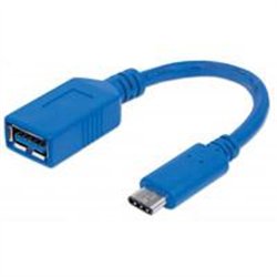 CABLE USB,MANHATTAN,353540,-C V3.1, C-AH 15CM,MACHO-HEMBRA