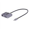 ADAPTADOR DE VIDEO USB C, ADAPTADOR MULTIPUERTOS USB C A HDMI VGA CON SALIDA DE AUDIO DE 3.5MM, HDR 4K A 60HZ, PD 3.0 DE 100W, C