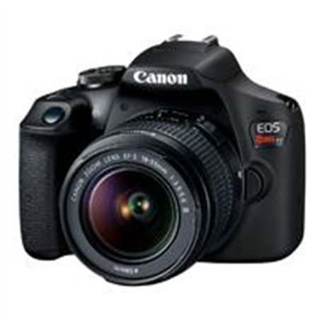 CAMARA CANON EOS REBEL T7, 24.1 MP, LENTE EF-S 18-55MM, SENSOR CMOS, PROCESADOR DIGIC 4, VIDEO FULL HD 1080, ISO FOTO 6400- VIDE