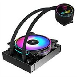 ENFRIAMIENTO LIQUIDO OCELOT GAMING OEL120 / 120MM / ARGB / 70 CFM / 1800 RPM / 32 DB / INTEL Y AMD / COLOR NEGRO
