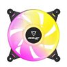 VENTILADOR OCELOT GAMING OF-3 / 120MM / ARGB / 38.5 CFM / 1200 RPM / 21.2 DB / 4 PINES / COLOR NEGRO