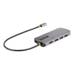 DOCKING STATION - ADAPTADOR MULTIPUERTOS USB C, HDMI DE 4K Y 60HZ, HUB USB-A 3.2 DE 3 PUERTOS DE 5GBPS, PD DE 100W, GBE - STARTE