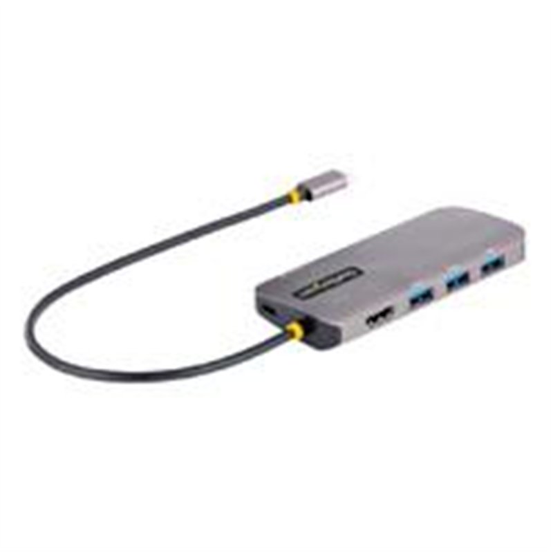 DOCKING STATION - ADAPTADOR MULTIPUERTOS USB C, HDMI DE 4K Y 60HZ, HUB USB-A 3.2 DE 3 PUERTOS DE 5GBPS, PD DE 100W, GBE - STARTE