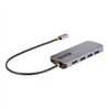 DOCKING STATION - ADAPTADOR MULTIPUERTOS USB C, HDMI DE 4K Y 60HZ, HUB USB-A 3.2 DE 3 PUERTOS DE 5GBPS, PD DE 100W, GBE - STARTE