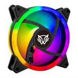 KIT 3 VENTILADORES BALAM RUSH EOLOX BLAZE EX30K / FLUJO DE AIRE 31.3 CFM / VELOCIDAD 1200 RPM / SILENCIOSO 239 D B / NEGRO / CON