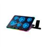 BASE ENFRIADORA BALAM RUSH EOLOX FREEZ EF707 / 17 PULG / 6 VENTILADORES / 2X USB / PANTALLA LCD / AJUSTABLE 8 NIVELES / ILUMINAC