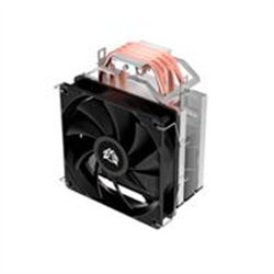 DISIPADOR DE AIRE BALAM RUSH NITROX NX30 / INTEL - AMD / HIDRAULICO / 4 PINES / 4 PIPAS / FLUJO DE AIRE 55 CFM / 1400 RPM / 120 