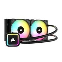 DISIPADOR CON ENFRIAMIENTO LIQUIDO CORSAIR ICUE H100X /240 MM/ S-1700 1200/AM5 AM4/ RGB CW-9060065-W