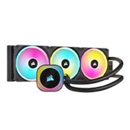 DISIPADOR CON ENFRIAMIENTO LIQUIDO CORSAIR ICUE LINK H150I AIO / 3660 MM/ S-1700 1200/ AM5 AM4/ RGB  BLANCO