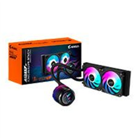 DISIPADOR DE ENFRIAMIENTO LIQUIDO GIGABYTE GP-AORUS WATERFORCE X II 240/240MM/ SOCKET 115X, 1200, 1700, 1851, AMD TR4, AM5, AM4,