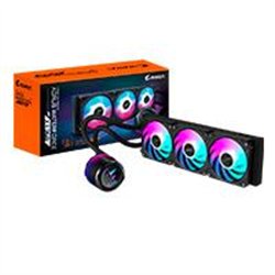 DISIPADOR DE ENFRIAMIENTO LIQUIDO GIGABYTE AORUS WATERFORCE X 360 / LCD DISPLAY /S-1200/S-1700/AM4/AM5/RGB