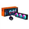 DISIPADOR DE ENFRIAMIENTO LIQUIDO GIGABYTE AORUS WATERFORCE X 360 / LCD DISPLAY /S-1200/S-1700/AM4/AM5/RGB