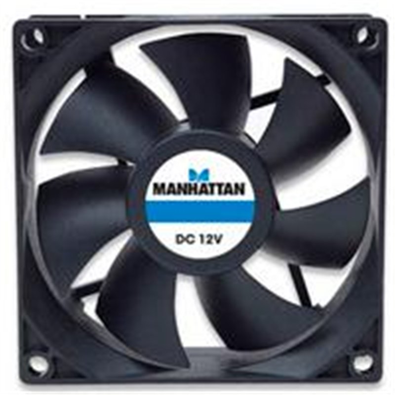 VENTILADOR,MANHATTAN,700320, 80X80X25 MM, 4 PINES,GABINETE CPU