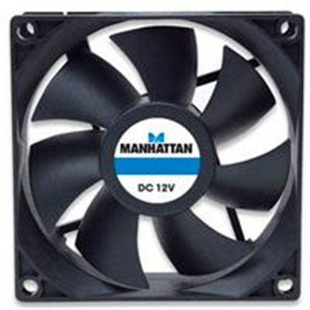 VENTILADOR,MANHATTAN,700320, 80X80X25 MM, 4 PINES,GABINETE CPU