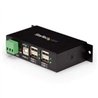 ADAPTADOR CONCENTRADOR HUB USB 2.0 DE 4 PUERTOS REFORZADO INDUSTRIAL CON ALIMENTACION - STARTECH.COM MOD. ST4200USBM