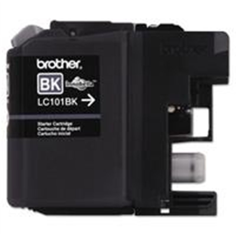 CARTUCHO DE TINTA BROTHER LC101BK NEGRO RENDIMIENTO DE 300 PAGINAS AL 5 POR CIENTO