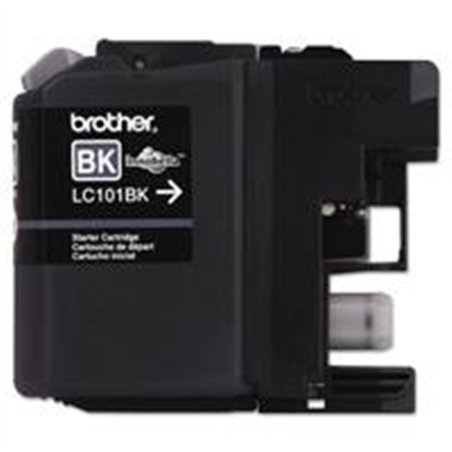 CARTUCHO DE TINTA BROTHER LC101BK NEGRO RENDIMIENTO DE 300 PAGINAS AL 5 POR CIENTO