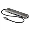 DOCKING STATION - ADAPTADOR MULTIPUERTOS USB C - DOCK MINI USB-C A HDMI 2.0 4K 60HZ, PD PASS-THROUGH DE 100W, SD, USB, GBE Y CAB