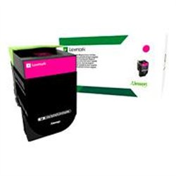 TONER LEXMARK 70C80M0 MAGENTA, RENDIMIENTO ESTANDAR 1000 PAGINAS, PARA CS310DN. CS510DE