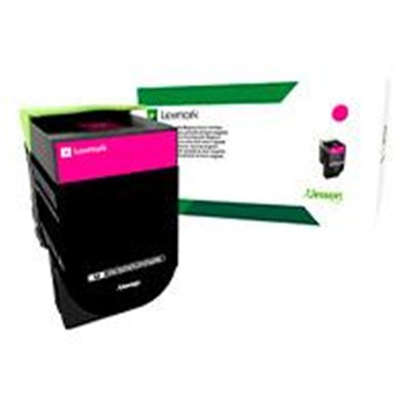 TONER LEXMARK 70C80M0 MAGENTA, RENDIMIENTO ESTANDAR 1000 PAGINAS, PARA CS310DN. CS510DE