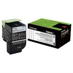 TONER LASER LEXMARK 70C8HK0 NEGRO, ALTO RENDIMIENTO HASTA 4,000 PAGINAS, PARA MODELOS: CS310DN, CS510DE