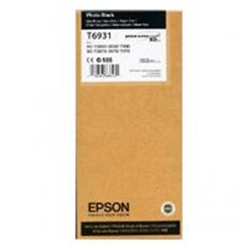 CARTUCHO EPSON MODELO T693 NEGRO PHOTO, PARA PLOTTER SERIE T (350 ML)