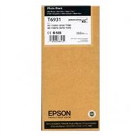 CARTUCHO EPSON MODELO T693 NEGRO PHOTO, PARA PLOTTER SERIE T (350 ML)