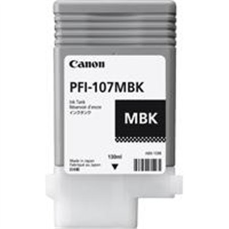 TANQUE DE TINTA CANON PFI-107 MBK NEGRO MATE ,COMPATIBLE PRO-2000,PRO-4000,PR0-6000,PRO-4000S,PRO-6000S,PRO-2100,PRO-4100,PR0-61