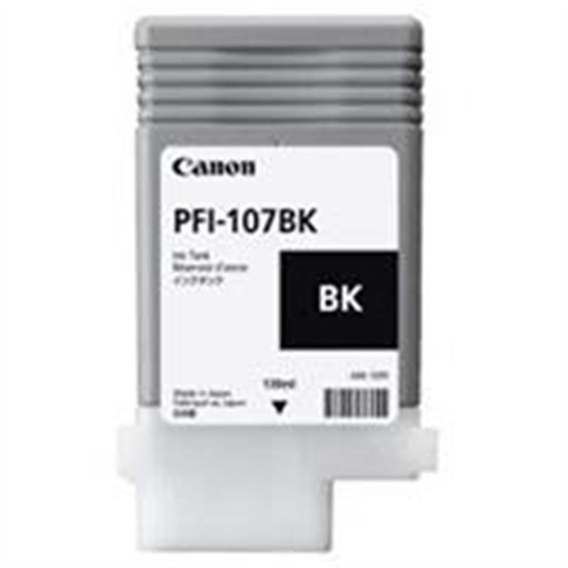 TANQUE DE TINTA CANON PFI-107 BK NEGRO,COMPATIBLE PRO-2000,PRO-4000,PR0-6000,PRO-4000S,PRO-6000S,PRO-2100,PRO-4100,PR0-6100,PRO-