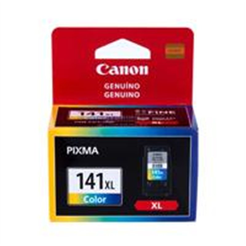 CARTUCHO CANON CL-141XL TRICOLOR,RENDIMIENTO 400 PAGINAS,COMPATIBLE: MG2110, MG2210, MG3110, MG3210, MG3510, MG3610, MG4110, MG4
