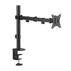 SOPORTE ACTECK ENFORCE ZONE SM450 / PARA MONITOR - TELEVISION / FIJACION A ESCRITORIO POR PRENSA MECANICA /  ATORNILLADO / VESA 