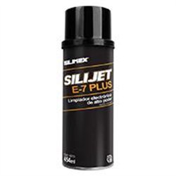 AEROSOL SILIJET E-7 PLUS LIMPIADOR ELECTRÓNICO DE ALTO PODER, REPELENTE AL POLVO, SILIMEX 454ML