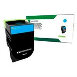 TONER LASER LEXMARK COLOR CIAN, RENDIMIENTO ESTANDAR, NP 71B40C0, HASTA 23000 PAGINAS, MODELOSCS317DN CS417DN CX317DN CX417DN