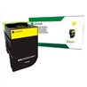 TONER LASER LEXMARK COLOR AMARILLO, NP 71B40Y0, RENDIMIENTO ESTANDAR HASTA 2300 PAGINAS, MODELOS CX417DE CS417DN, CS317 , CX317