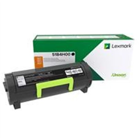 TONER LASER LEXMARK COLOR NEGRO ALTO RENDIMIENTO, NP 51B4H00, HASTA 8500 PAGINAS, MODELOS MX417DE,MX517DE,MS417DN,MS517DN