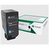 TONER LASER LEXMARK COLOR CYAN RENDIMIENTO ESTANDAR, NP 74C4SC0, HASTA 7000 PAGINAS, MODELOS: CS720DE, CX725DHE, CS725DE