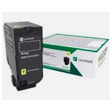 TONER LASER LEXMARK COLOR AMARILLO RENDIMIENTO ESTANDAR, NP 74C4SY0, HASTA 7000 PAGINAS, MODELOS CX725DHE, CS725DE, CS720DE