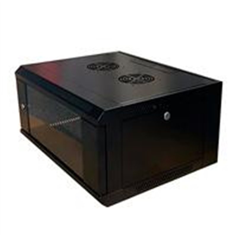 GABINETE WAM WAM-WC04UR MONTAJE EN MURO 4U.R. 600*450 COLOR NEGRO. **NO INCLUYE FLETE**