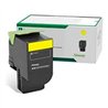 TONER LASER LEXMARK COLOR AMARILLO RENDIMIENTO ESTANDAR, NP 78C40Y0, HASTA 1400 PAGINAS, MODELOS CX622ADE, CS421DN, CS521DN, CX6