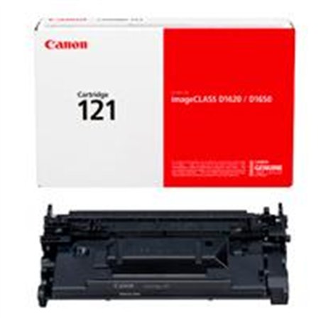 TONER CANON 121 NEGRO,RENDIMIENTO 5,000 PAGINAS, COMPATIBLE D1620, D1650.