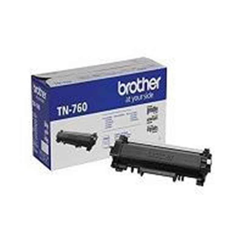 TONER BROTHER TN760 MONOCROMATICO RENDIMIENTO ALTO DE 3000 PARA EQUIPO DCPL2551DW
