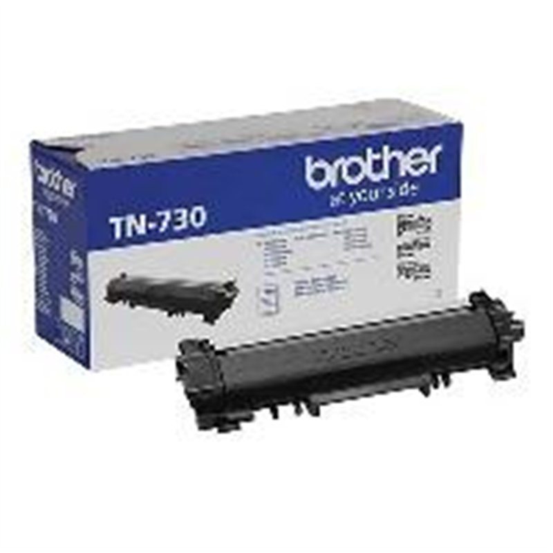 TONER BROTHER TN730 MONOCROMATICO RENDIMIENTO ESTANDAR DE 1200 PARA EQUIPO DCPL2551DW