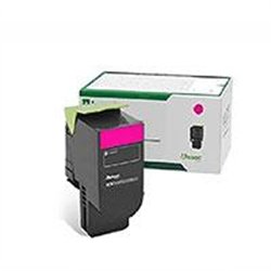 TONER LASER LEXMARK COLOR MAGENTA EXTRA ALTO RENDIMIENTO, NP 78C4XM0, HASTA 5000 PAGINAS, MODELOS CX622, CX625, CS421, CS521, CX